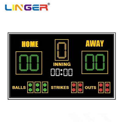 Высокий уровень защиты светодиодная бейсбольная табло с легкой установкой и легким обслуживанием